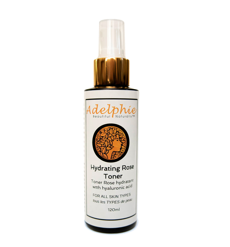 Hydrating Rose Toner from Adelphie Canada Natural Skin Care Products